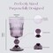 American Atelier Vintage Beaded Wine Glasses, Set of 4, 9 Oz Capacity - Purple